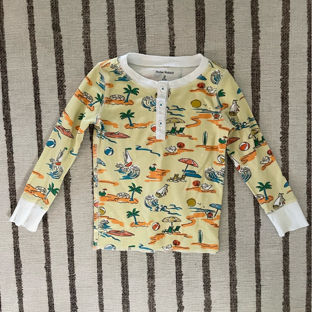 Roller Rabbit Pajama Top Girl 2T